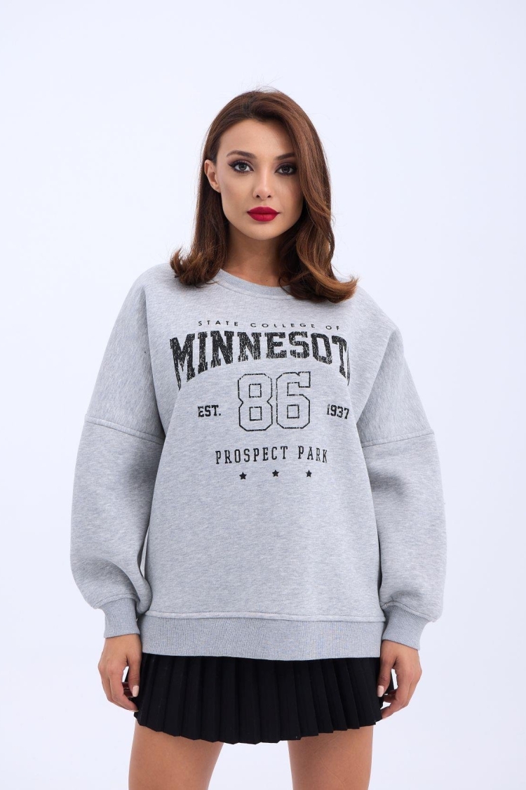 Sweat - Gray - Producer: Fame - Wholesale Women Clothes - TheBS Women
