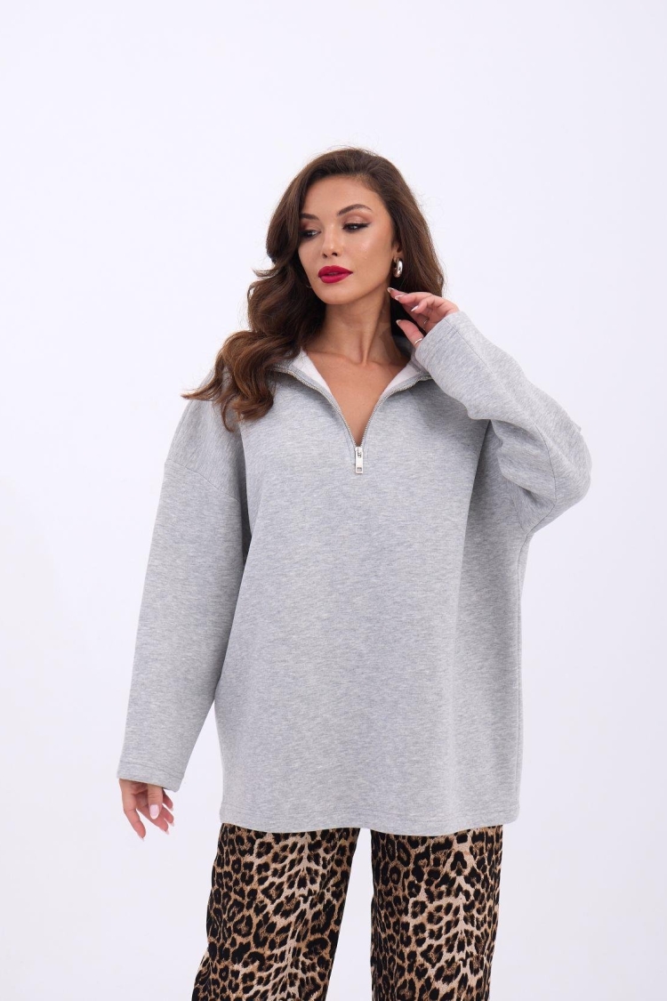 Sweat - Gray - Producer: Fame - Wholesale Women Clothes - TheBS Women