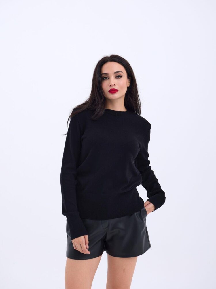Knitwear Basic Sweater - Producer: Fame - Wholesale Women Clothes - TheBS Women