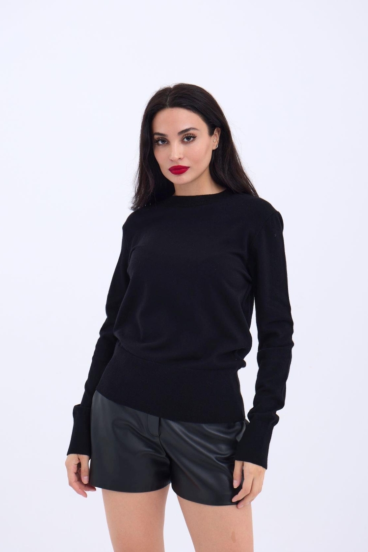 Knitwear Basic Sweater - Producer: Fame - Wholesale Women Clothes - TheBS Women