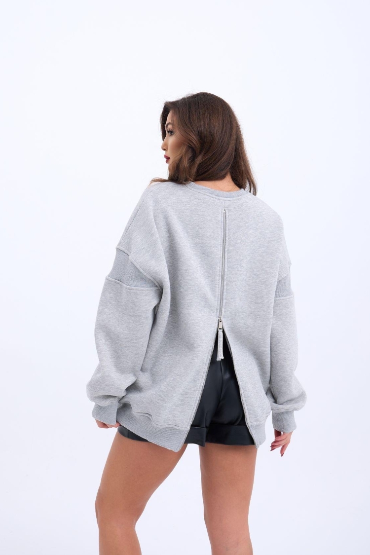 Sweat - Gray - Producer: Fame - Wholesale Women Clothes - TheBS Women