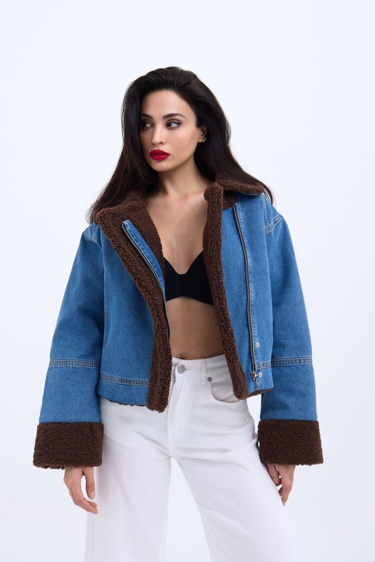 Coat - Blue - Producer: Fame - Wholesale Women Clothes - TheBS Women