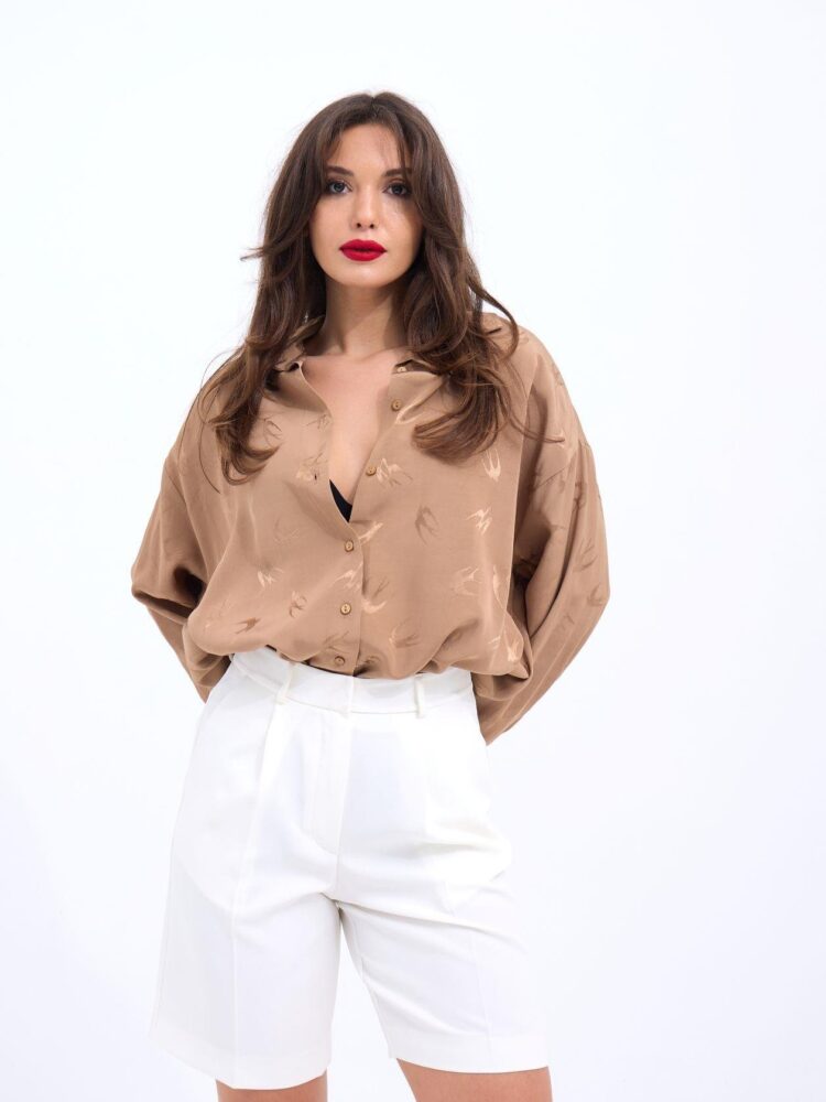 Shirt - Biscuit - Producer: Fame - Wholesale Women Clothes - TheBS Women