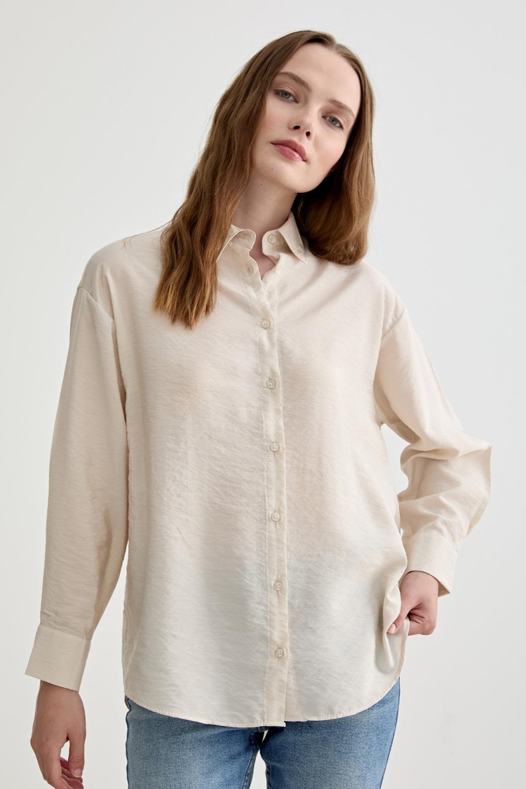 Women's Oversize Modal Shirt - Producer: Levure - Wholesale Women Clothes - TheBS Women