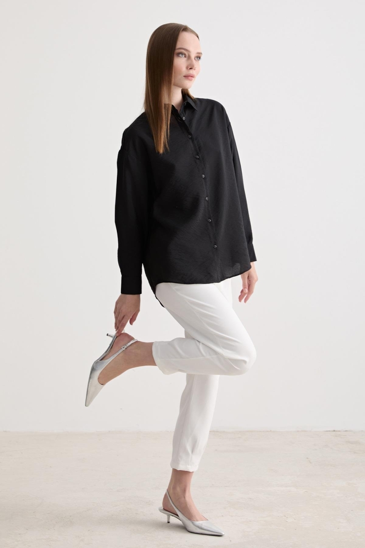 Women's Oversize Modal Shirt - Producer: Levure - Wholesale Women Clothes - TheBS Women