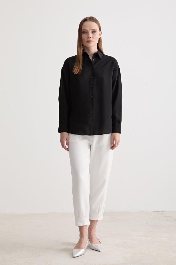 Women's Oversize Modal Shirt - Producer: Levure - Wholesale Women Clothes - TheBS Women