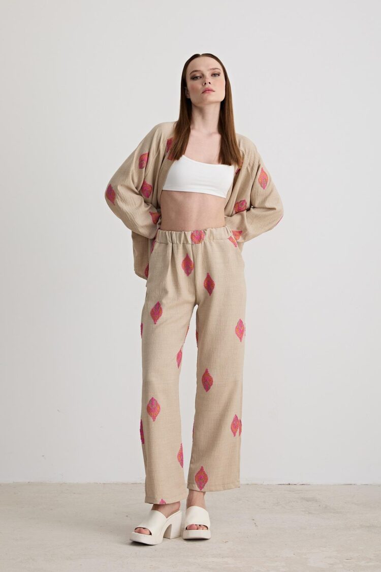 Paisley Patterned Long Sleeve Jacket - Producer: Levure - Wholesale Women Clothes - TheBS Women