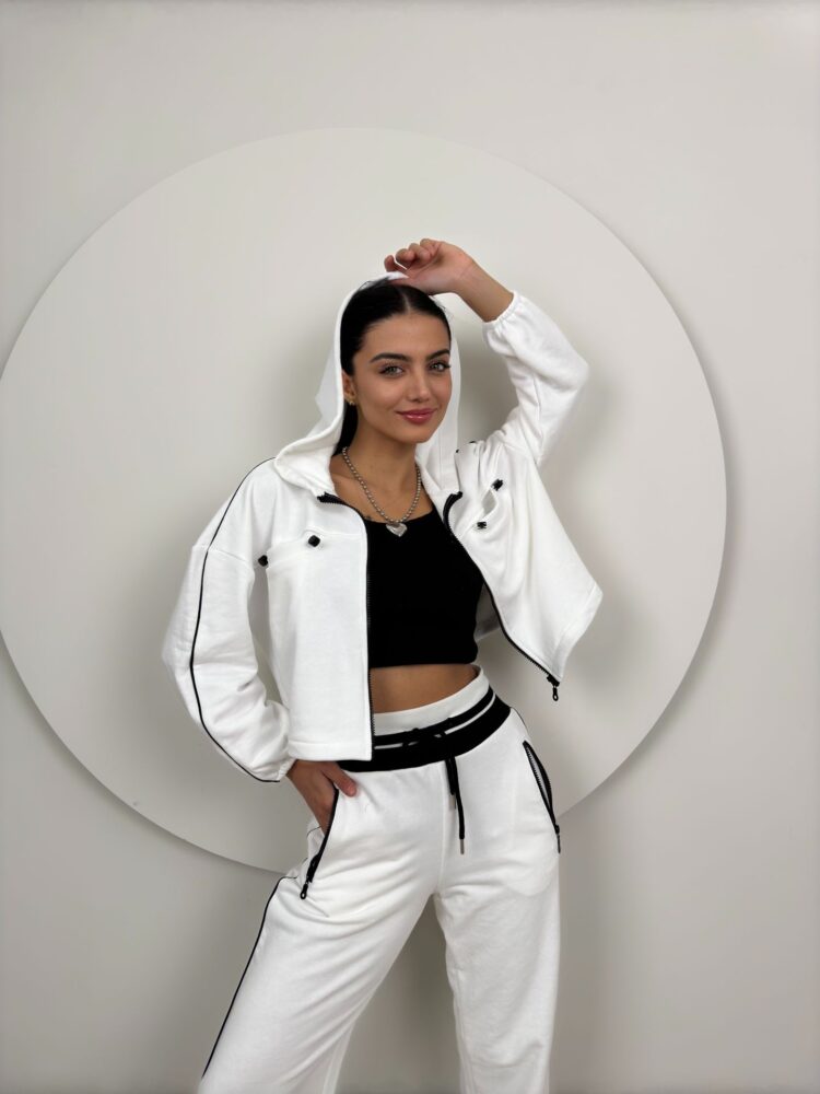 Knitwear Belt Detailed Tracksuit Set - Producer: Miss Janell - Wholesale Women Clothes - TheBS Women