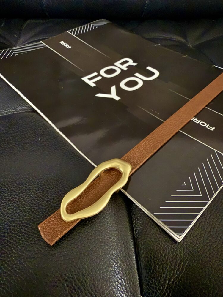 Thin Women Belt With Italian Design Buckle - Producer: Fiori - Wholesale Women Clothes - TheBS Women