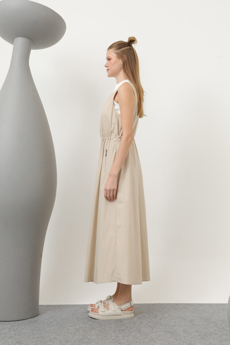 EMBROIDERY DETAILED DRESS WITH ELASTIC WAIST - Producer: SOUL - Wholesale Women Clothes - TheBS Women