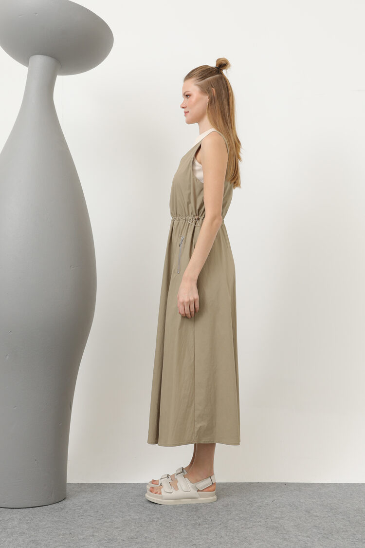 EMBROIDERY DETAILED DRESS WITH ELASTIC WAIST - Producer: SOUL - Wholesale Women Clothes - TheBS Women