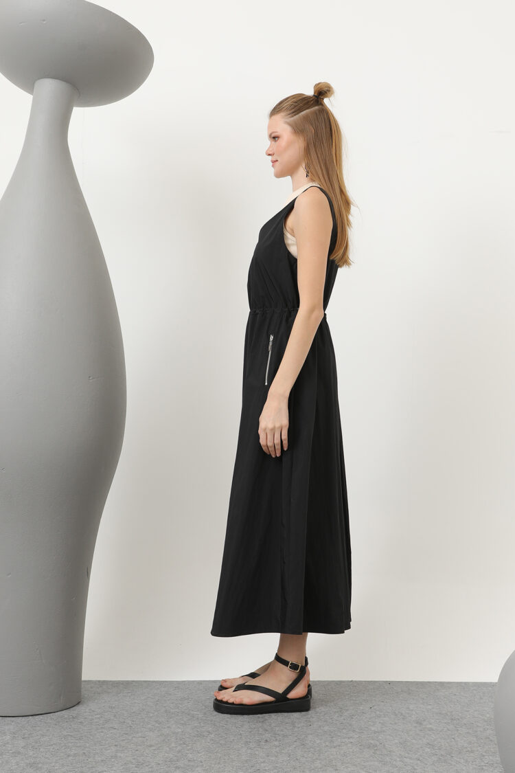 EMBROIDERY DETAILED DRESS WITH ELASTIC WAIST - Producer: SOUL - Wholesale Women Clothes - TheBS Women