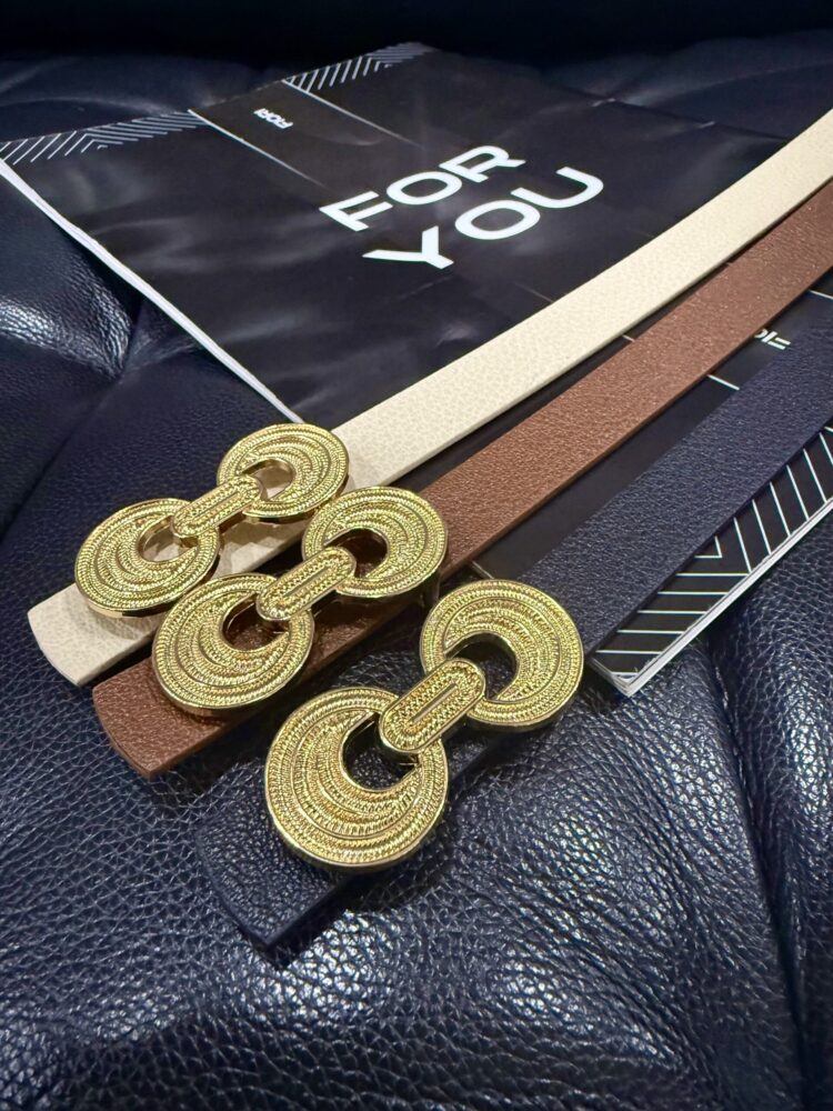 Fiori Double Buckle Women's Belt - Producer: Fiori - Wholesale Women Clothes - TheBS Women