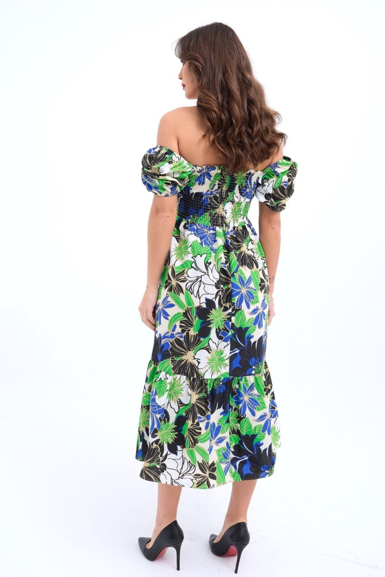 Dress - Navy Blue & - Producer: Fame - Wholesale Women Clothes - TheBS Women