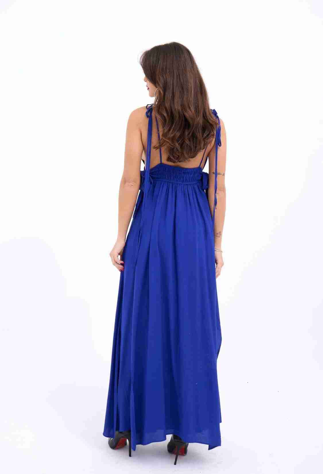 Dress - Sax - Brand: Fame - Women & Kids, Baby Clothes Wholesale - TheBS Women