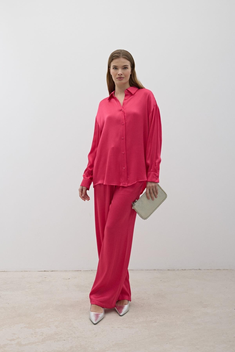 Women's Elastic Waist Satin Pants - Brand: Levure - Women & Kids, Baby Clothes Wholesale - TheBS Women