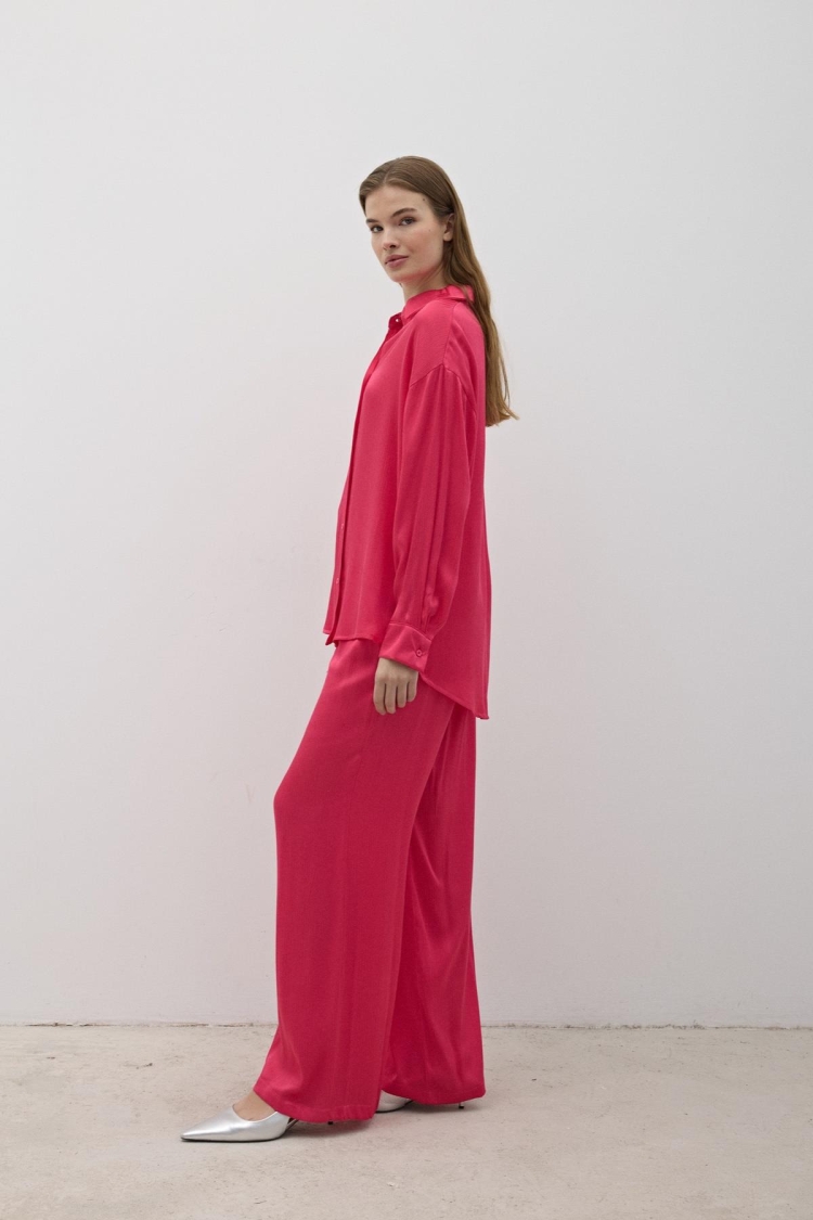 Women's Elastic Waist Satin Pants - Brand: Levure - Women & Kids, Baby Clothes Wholesale - TheBS Women