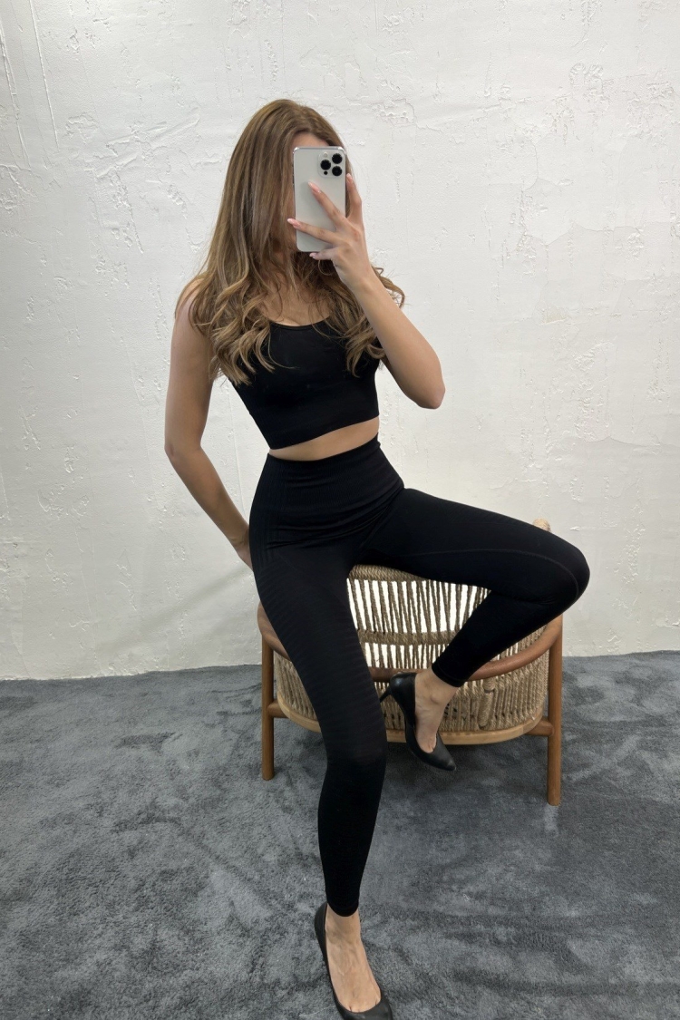 Leggings - Black - Producer: Fame - Wholesale Women Clothes - TheBS Women