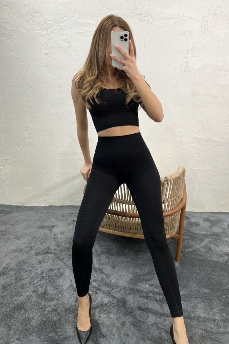 Leggings - Black - Producer: Fame - Wholesale Women Clothes - TheBS Women