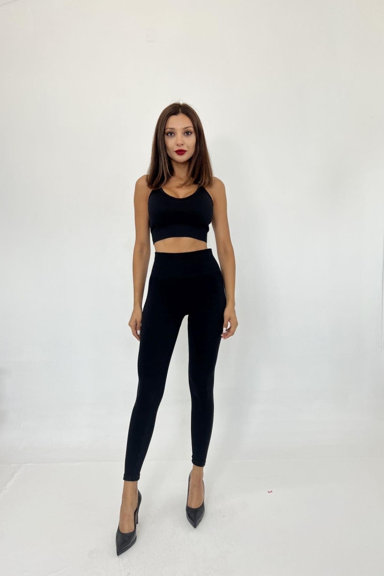 Leggings - Black - Producer: Fame - Wholesale Women Clothes - TheBS Women