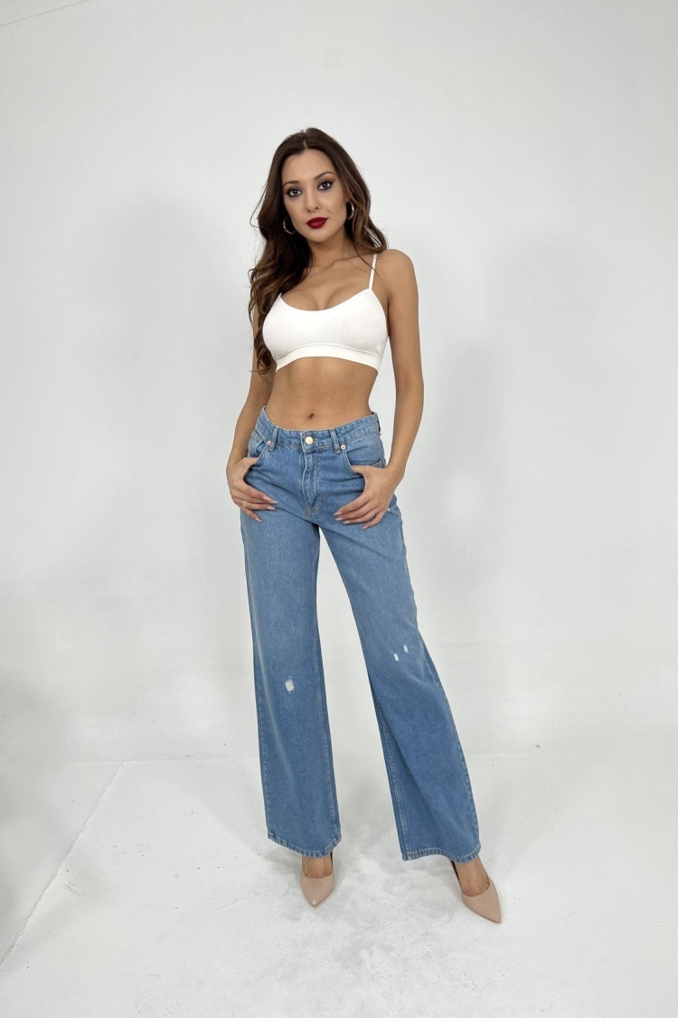 Jeans - Blue - Producer: Fame - Wholesale Women Clothes - TheBS Women