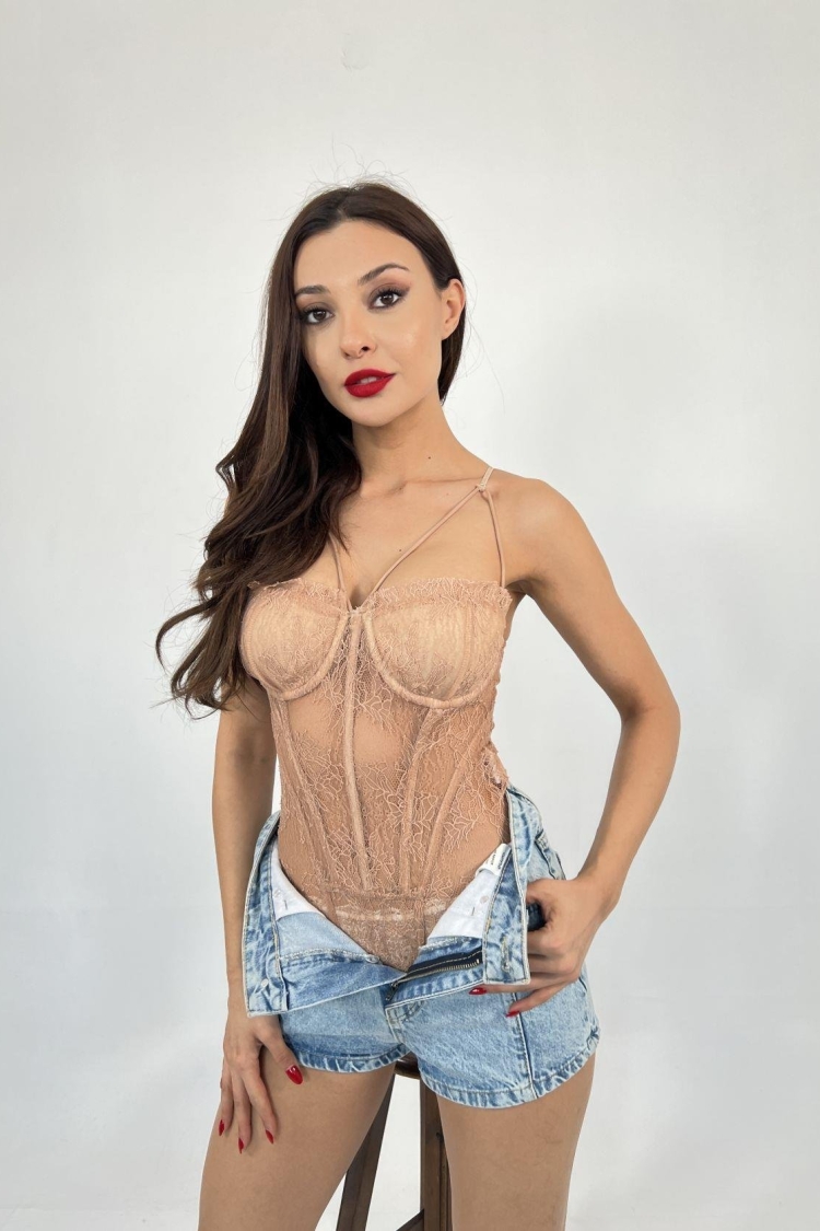 Zıbın - Tan - Producer: Fame - Wholesale Women Clothes - TheBS Women