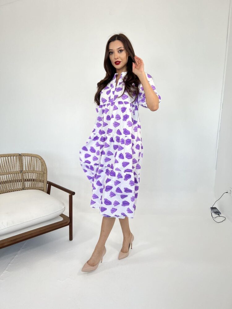 Dress -& Purple - Producer: Fame - Wholesale Women Clothes - TheBS Women