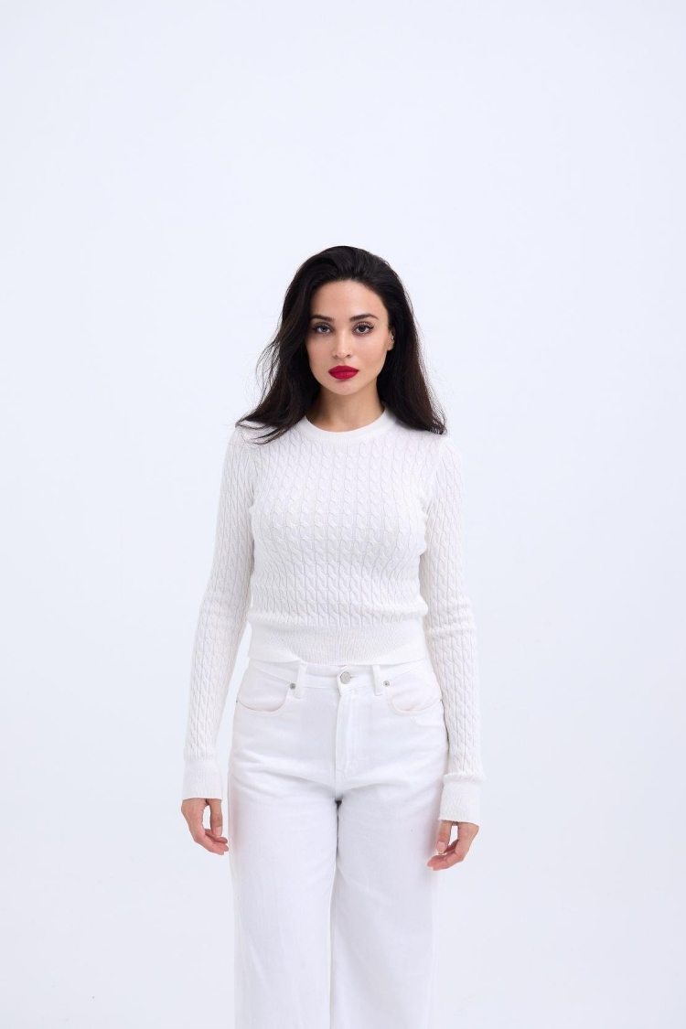 Knitwear Hair Knit Sweater - Producer: Fame - Wholesale Women Clothes - TheBS Women