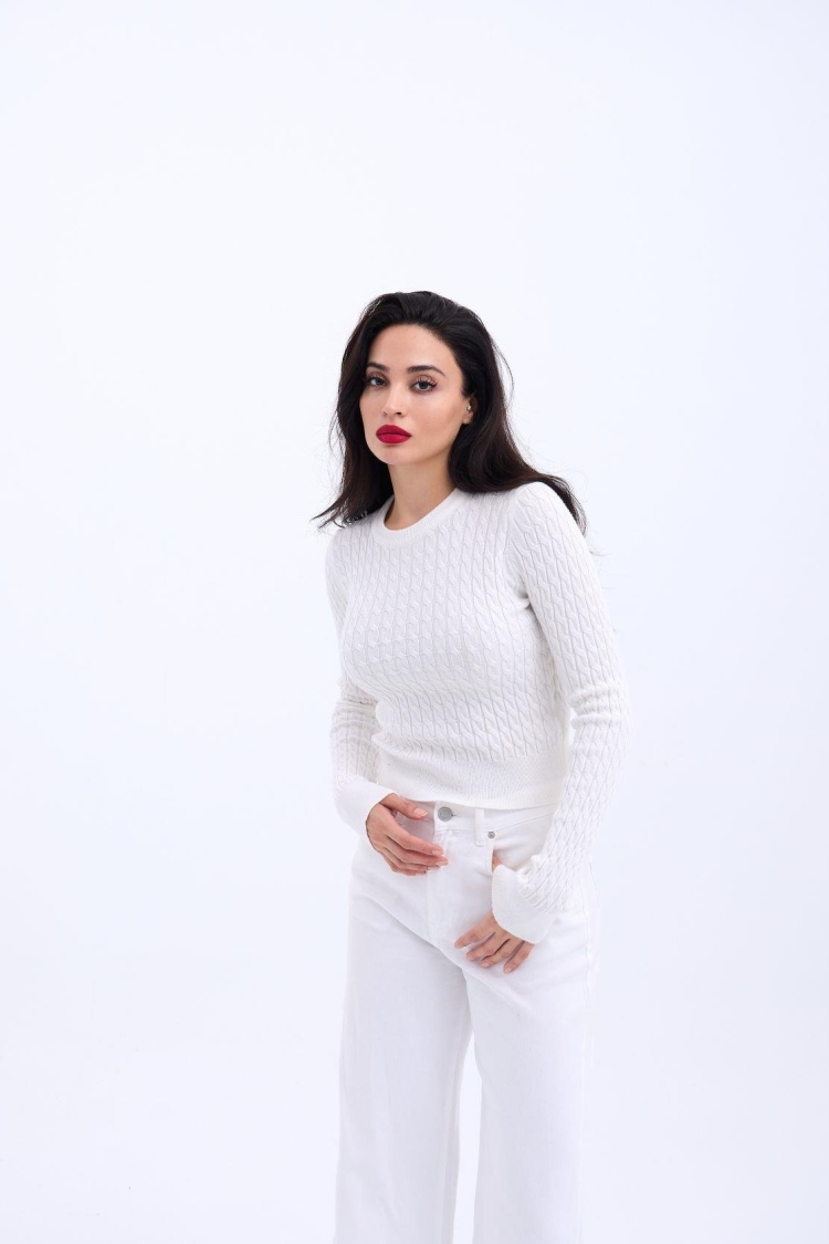 Knitwear Hair Knit Sweater - Producer: Fame - Wholesale Women Clothes - TheBS Women