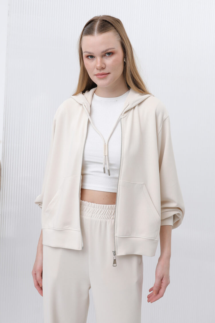 Women's Basic Sweat With Zipper - Producer: SOUL - Wholesale Women Clothes - TheBS Women