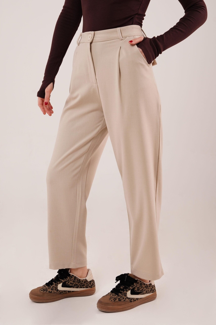 WholesalePants With Closure Pocket Detailed - Producer: Lustrin - Wholesale Women Clothes - TheBS Women