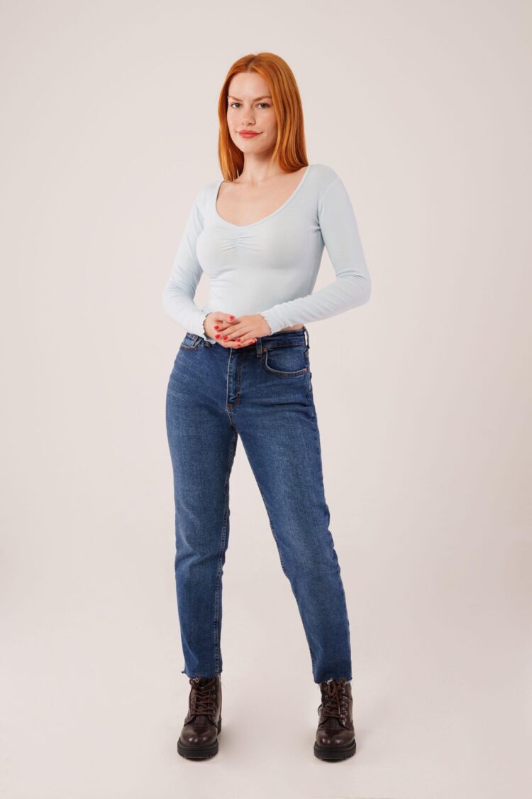 Wide Collar BabyWholesale Basic Body Blouse - Producer: Lustrin - Wholesale Women Clothes - TheBS Women