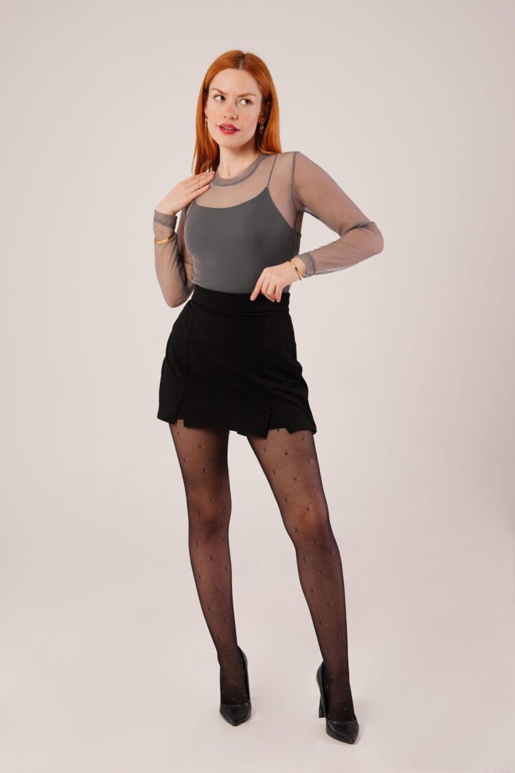 TransparentWholesale Tulle Basic Blouse - Producer: Lustrin - Wholesale Women Clothes - TheBS Women