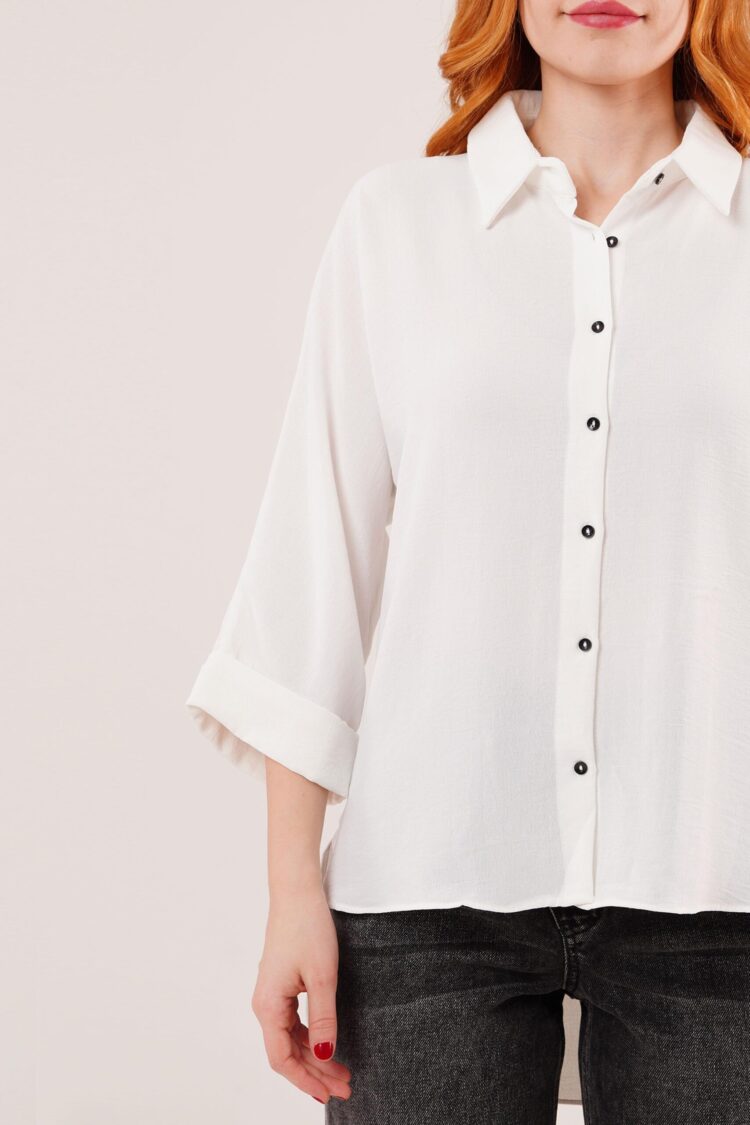 Bat Sleeve Casual Pattern WholesaleShirt - Producer: Lustrin - Wholesale Women Clothes - TheBS Women