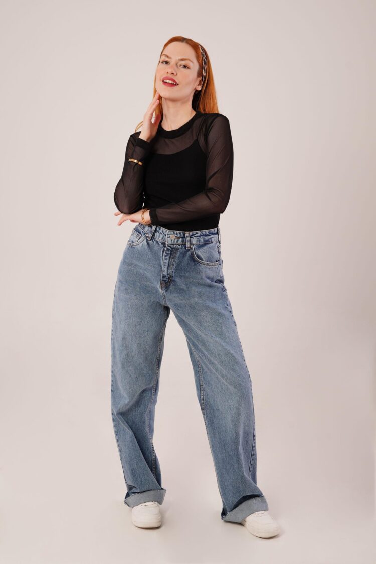 TransparentWholesale Tulle Basic Blouse - Producer: Lustrin - Wholesale Women Clothes - TheBS Women