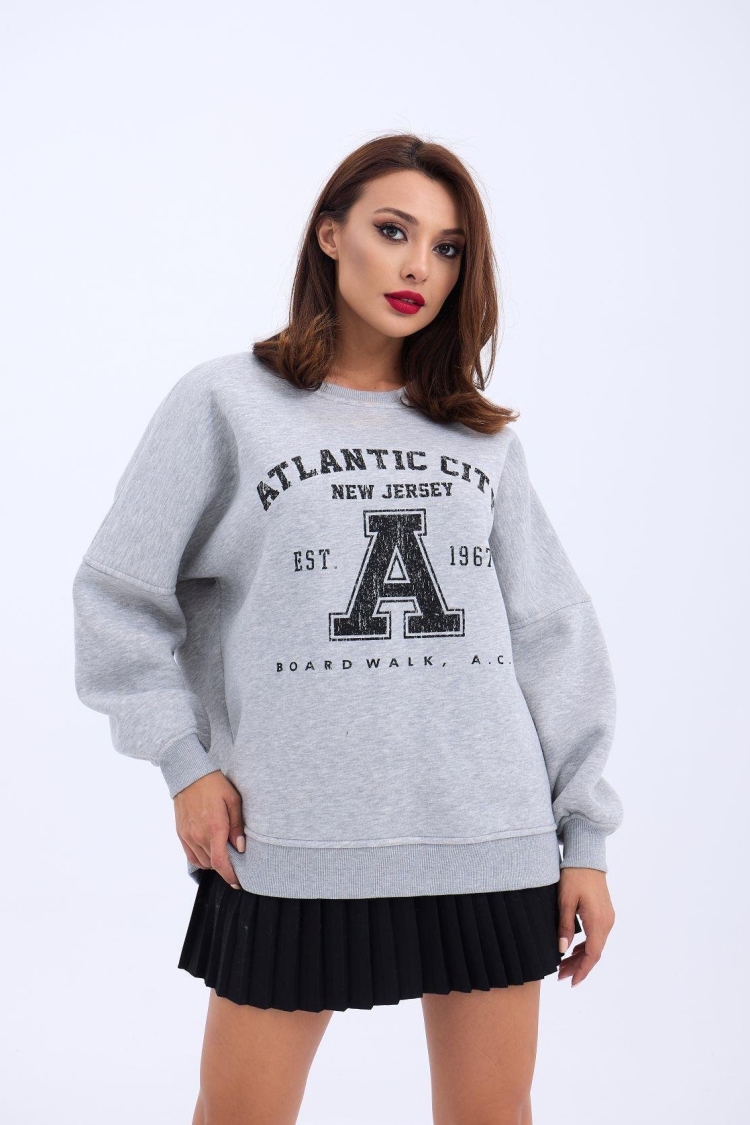 Sweat - Gray - Producer: Fame - Wholesale Women Clothes - TheBS Women