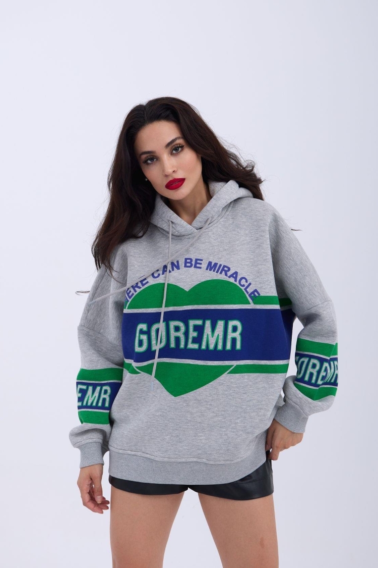 Sweat - Gray - Producer: Fame - Wholesale Women Clothes - TheBS Women