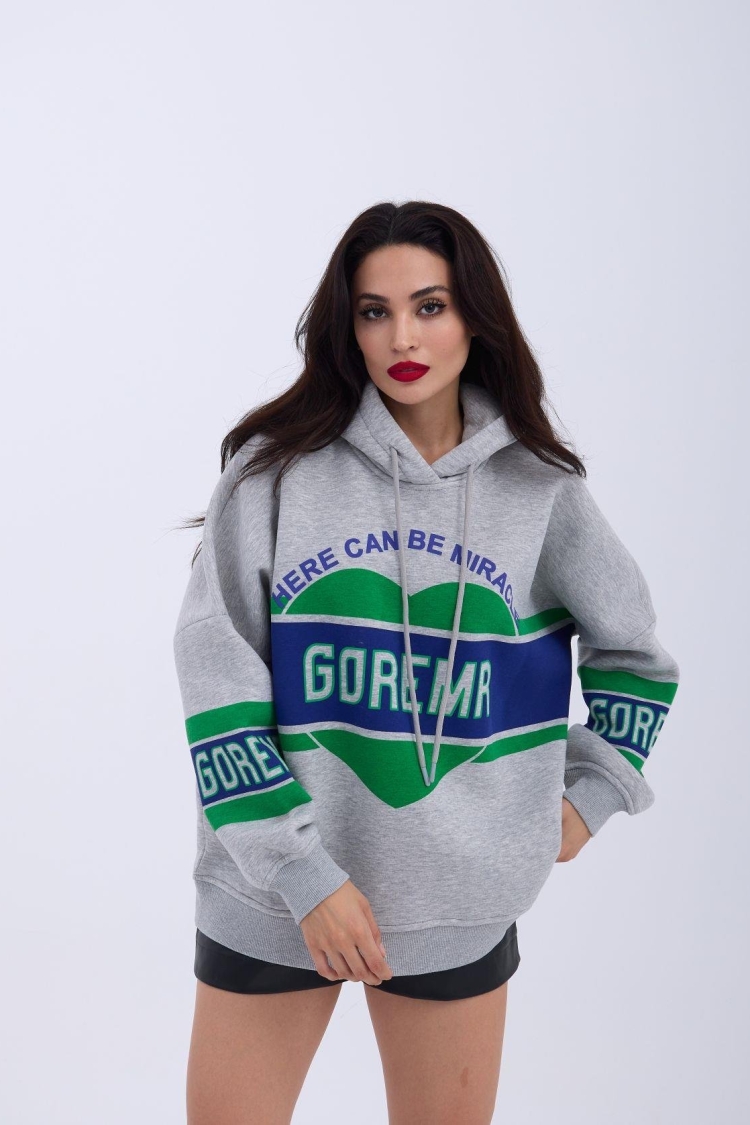 Sweat - Gray - Producer: Fame - Wholesale Women Clothes - TheBS Women