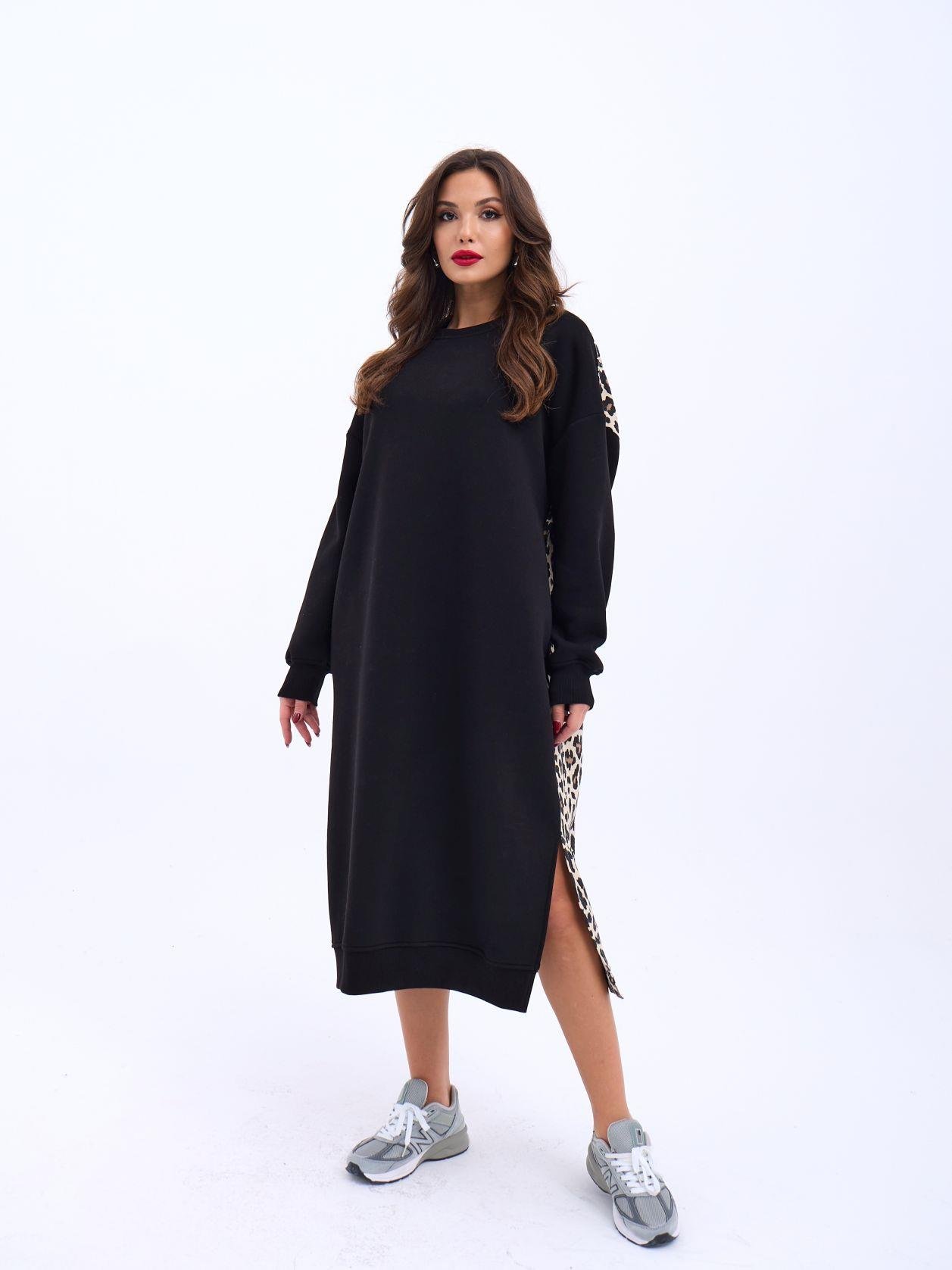 Long Sweat Dress - Producer: Fame - Wholesale Women Clothes - TheBS Women