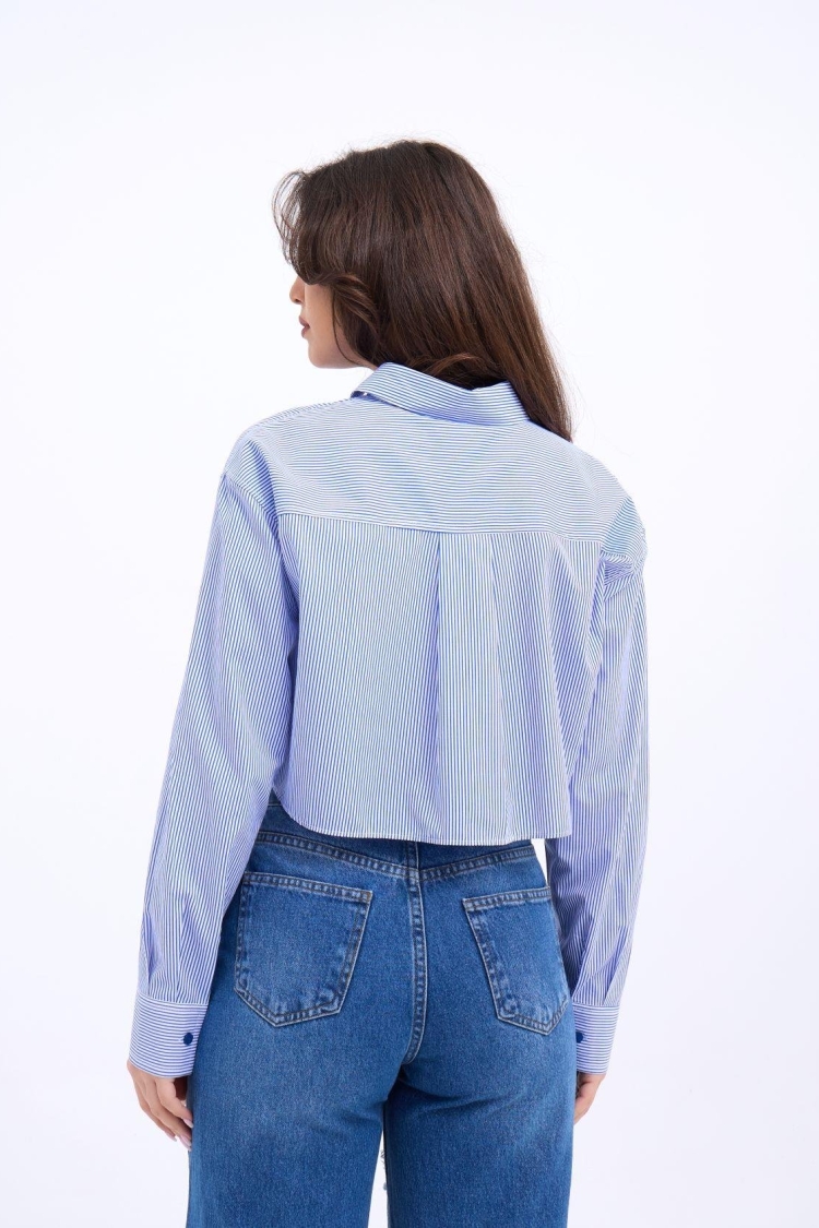 Shirt -And White Striped - Producer: Fame - Wholesale Women Clothes - TheBS Women
