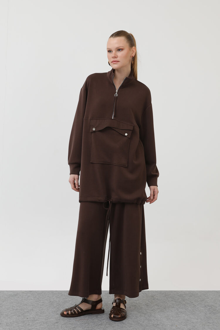 Women's Pocket Detailed Zipper Suit - Producer: Puane - Wholesale Women Clothes - TheBS Women