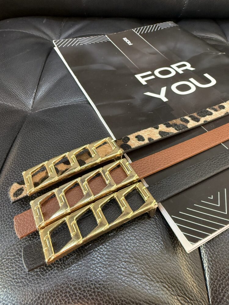 Basic Women's Belt With Thin Chain Buckle - Producer: Fiori - Wholesale Women Clothes - TheBS Women