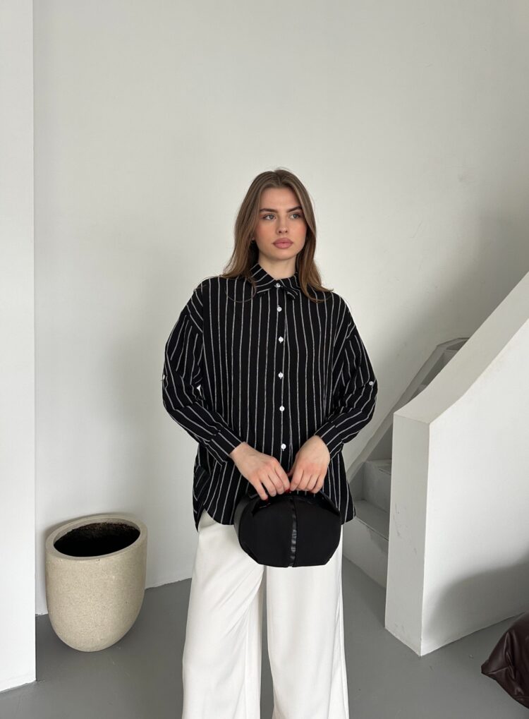 Double Line Shirt Chenille - Producer: My Fashion - Wholesale Women Clothes - TheBS Women