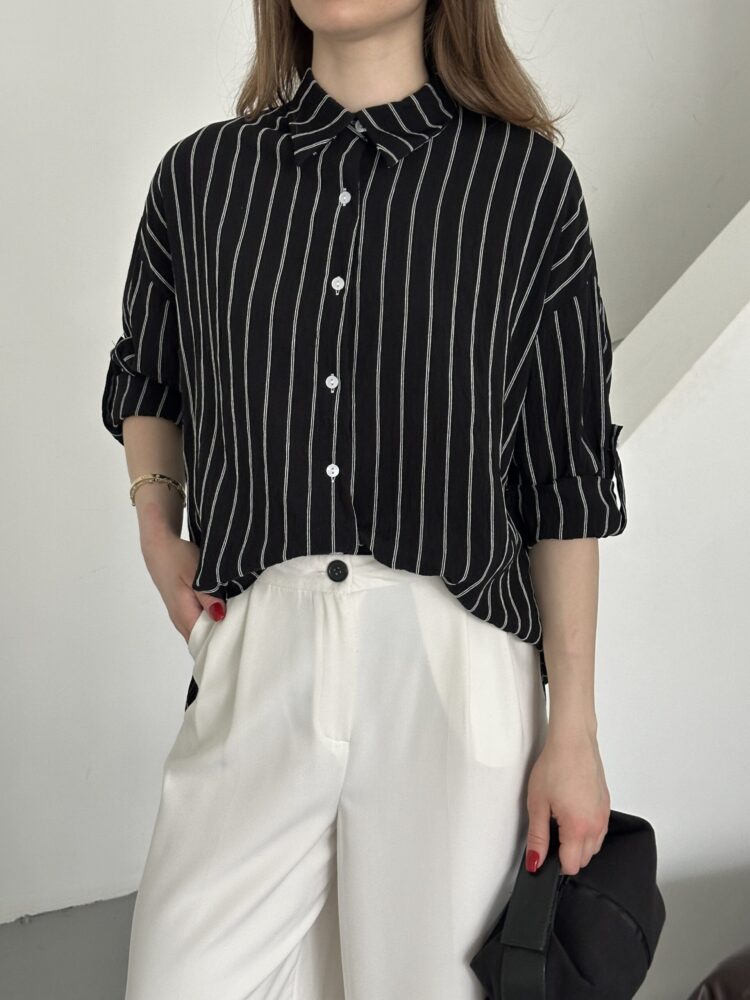 Double Line Shirt Chenille - Producer: My Fashion - Wholesale Women Clothes - TheBS Women