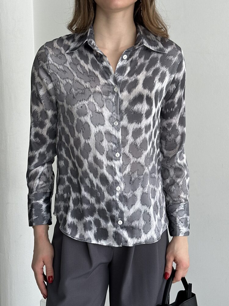 Mini Leopard Pattern Shirt - Producer: My Fashion - Wholesale Women Clothes - TheBS Women