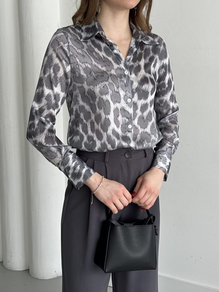 Mini Leopard Pattern Shirt - Producer: My Fashion - Wholesale Women Clothes - TheBS Women