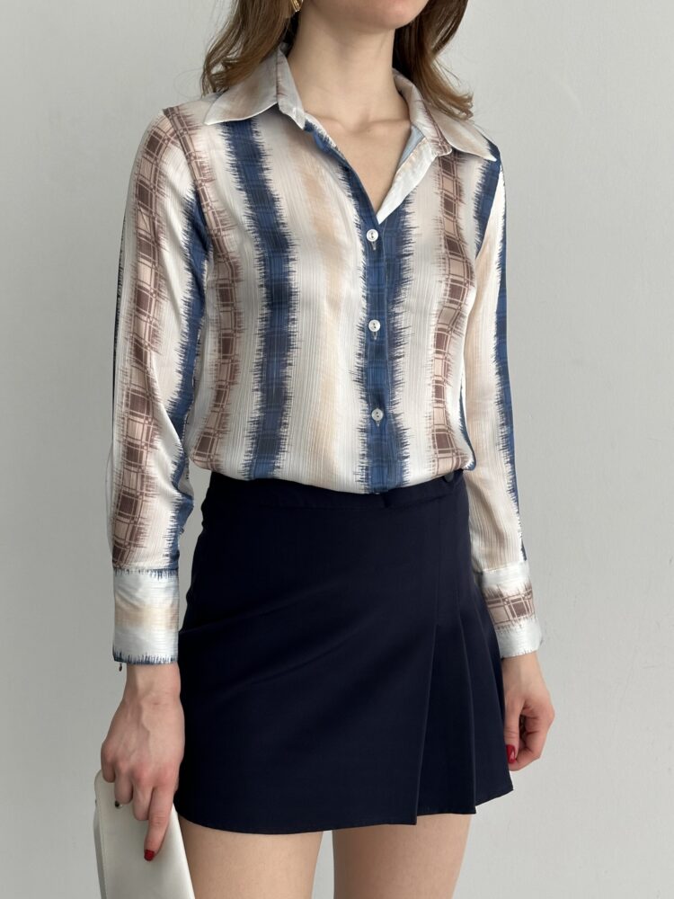 Wave Pattern Shirt - Producer: My Fashion - Wholesale Women Clothes - TheBS Women