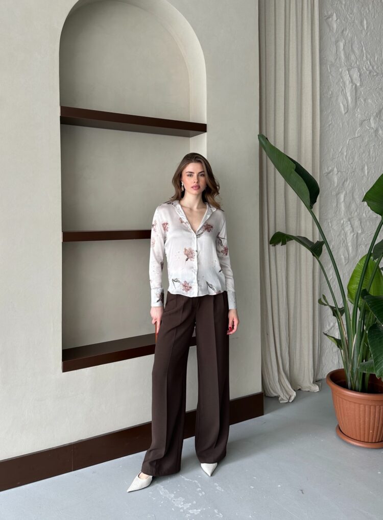 Daffodil Pattern Shirt - Producer: My Fashion - Wholesale Women Clothes - TheBS Women