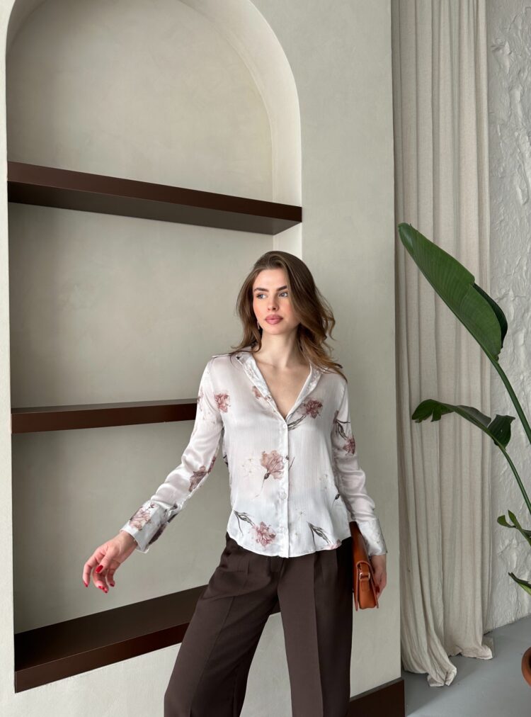 Daffodil Pattern Shirt - Producer: My Fashion - Wholesale Women Clothes - TheBS Women