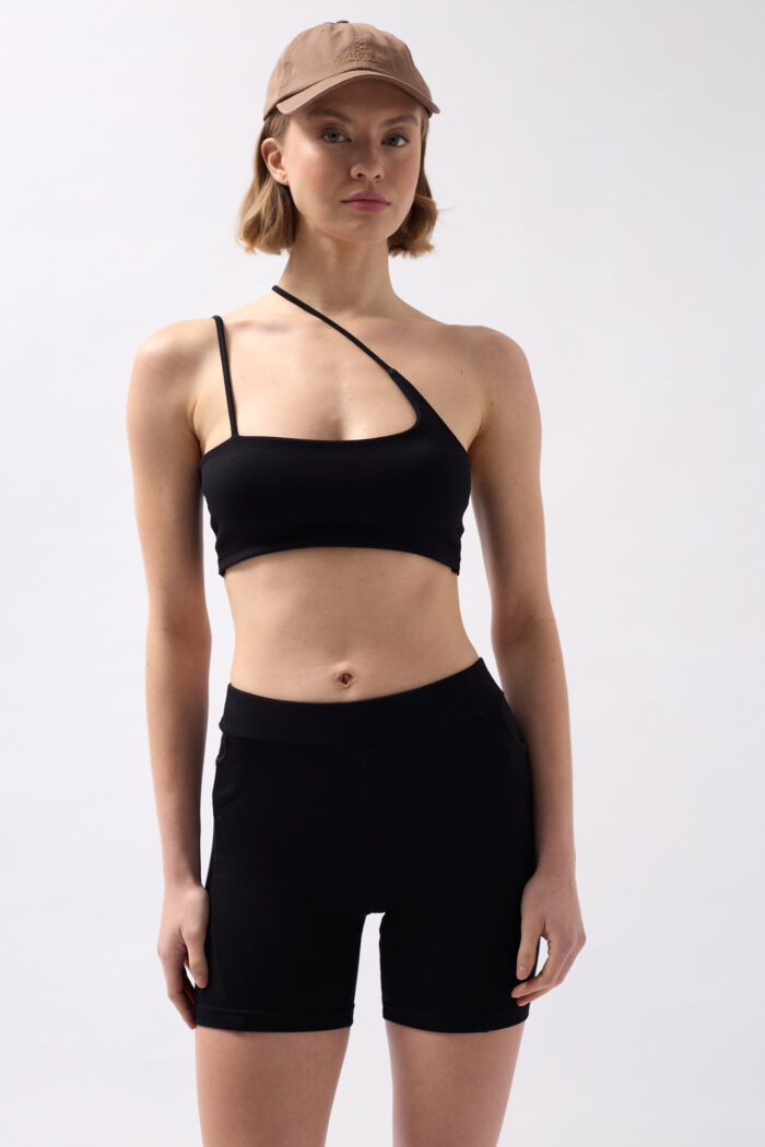 Pocket Detail Biker Shorts - Producer: Black Fashion - Wholesale Women Clothes - TheBS Women